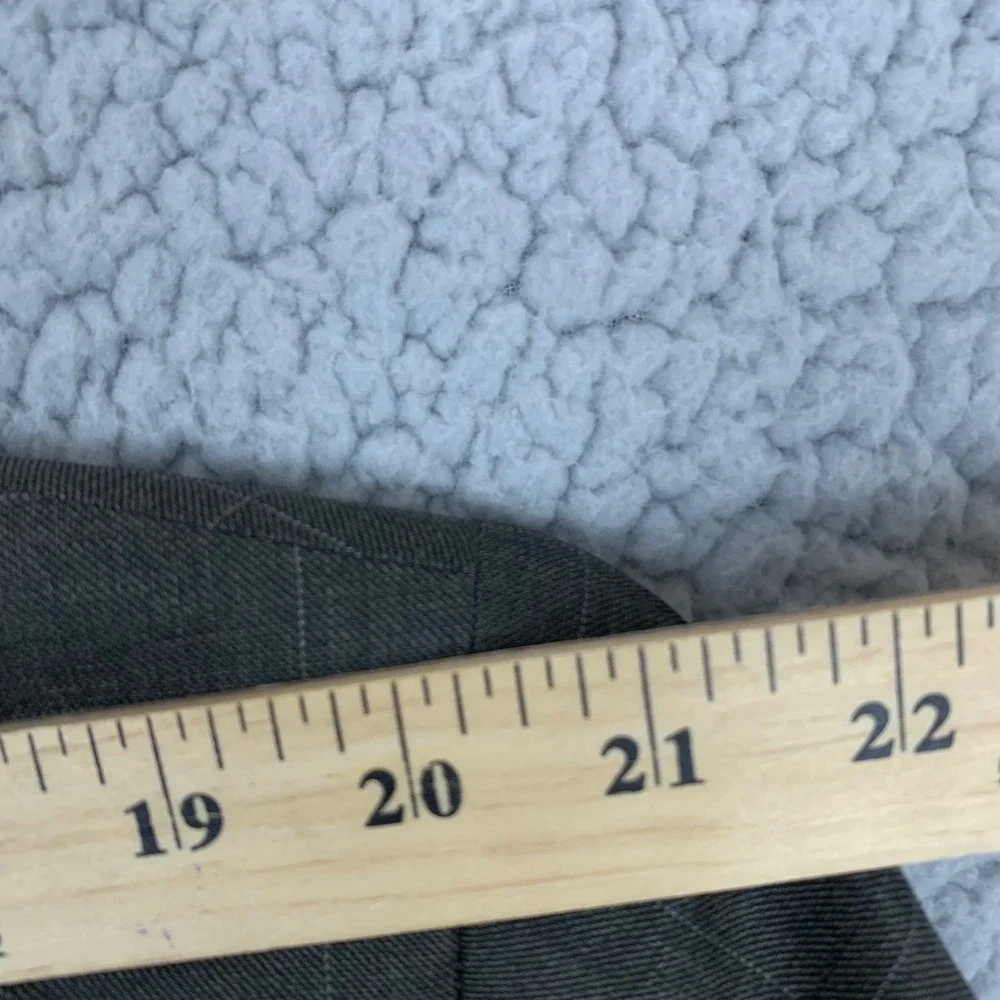Jos. A. Bank Blazer Mens 46R Gray Windowpane Wool Blend Two Button‎ Sport Coat
